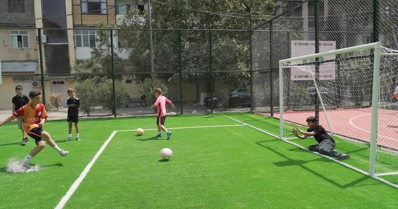 “Sağlam məhəllə” layihəsi çərçivəsində Ağdaşda idman zonası istifadəyə verilib FOTO
