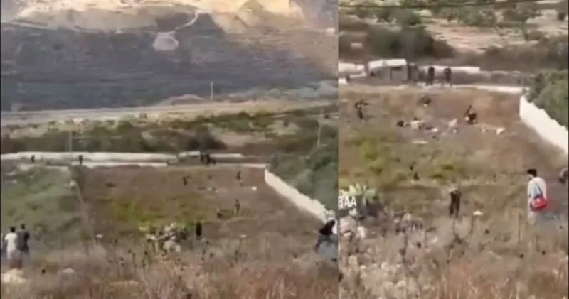 İsrail hərbçiləri fələstinliləri güllələdi Dəhşətli görüntülər Video
