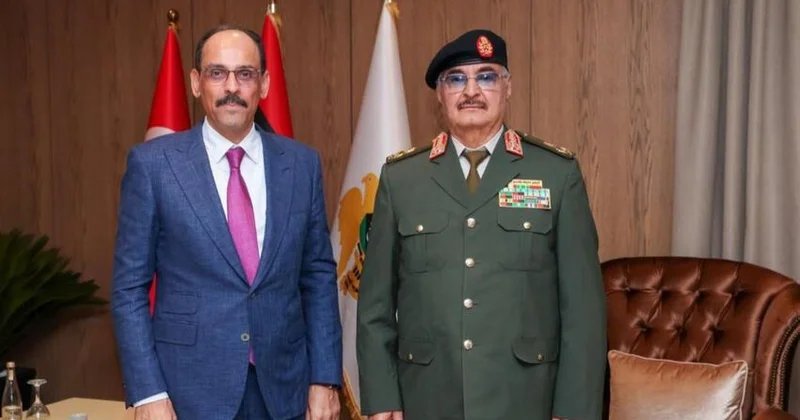 İbrahim Kalın Haftarla görüşdü