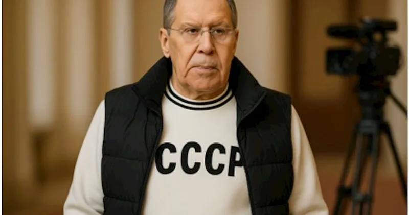 Lavrov “SSRİ” yazılmış geyimindən danışdı: Putin dəfələrlə deyib ki...