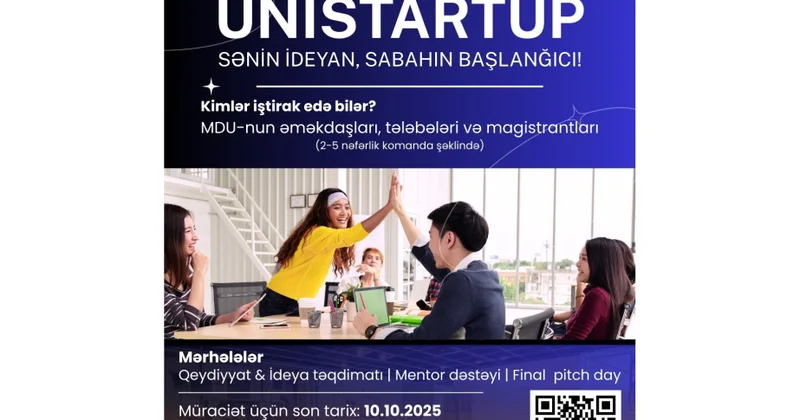 Mingəçevir Dövlət Universitetində “UniStartup” müsabiqəsinə qeydiyyat başlanıb