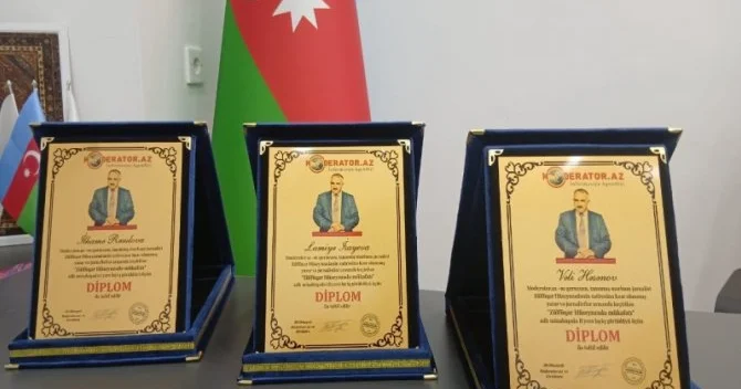 “Zülfüqar Hüseynzadə mükafatı” müsabiqəsinin qalibləri mükafatlandırılıb FOTOLAR