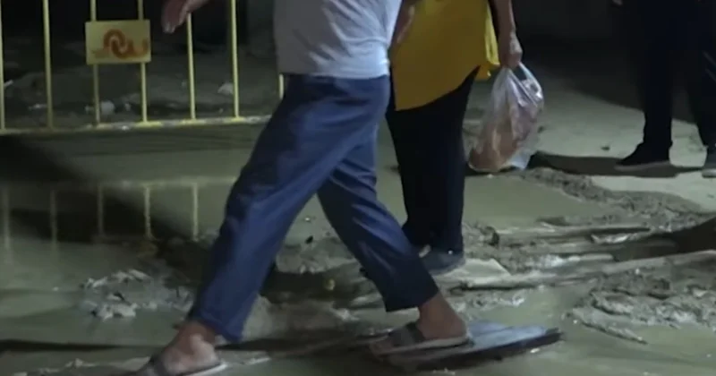 Xırdalanda kanalizasiya xəttində baş verən qəza sakinlər üçün çətinlik yaradıb