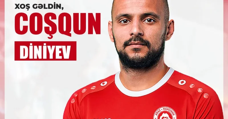 Coşqun Diniyev “Araz”da RƏSMİ