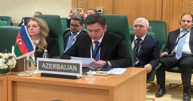 Ceyhun Bayramovun müavini İslam Əməkdaşlıq Təşkilatının Xarici İşlər Nazirləri Şurasının fövqəladə sessiyasında iştirak edir