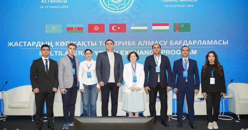 Azərbaycan nümayəndə heyəti Almatı: Türk Dünyası Gənclər Paytaxtı 2025 in açılış mərasimində iştirak edib