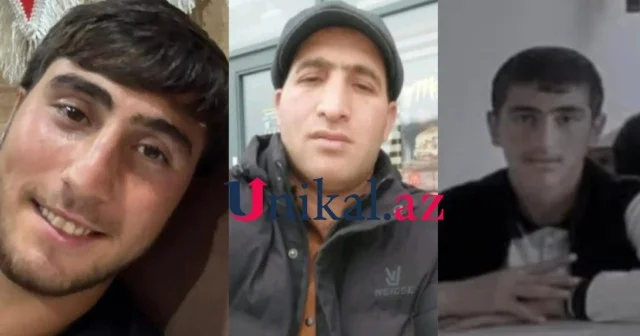 Çayda batan iki qardaş və əmilərinin FOTOSU