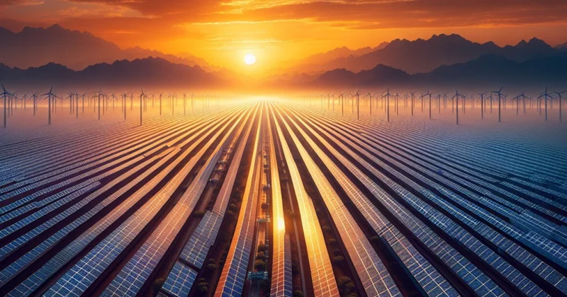 Çin dünyada ən böyük günəş elektrik stansiyasını tikir
