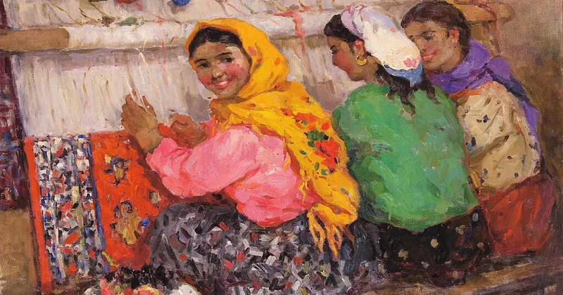 Əsərləri ABŞ və Almaniyanın muzeylərində saxlanılan azərbaycanlı qadın rəssam Günün tablosu