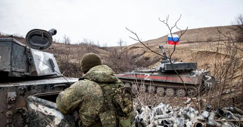 Rus hərbçiləri Ukrayna ərazisində görün nə tikdilər... FOTO