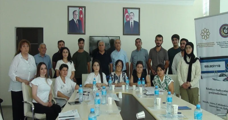 “Bələdiyyə fəaliyyətinin genişləndirilməsi” layihəsi çərçivəsində təlim keçirilib FOTOLAR