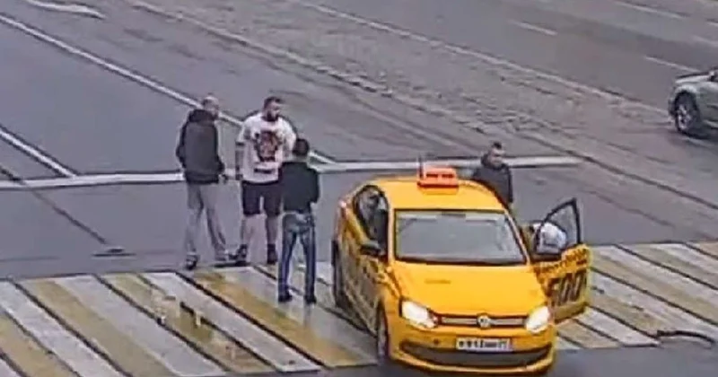 Bakıda taksidə kondisioner üstündə dava düşdü VİDEO+AYNA dan açıqlama