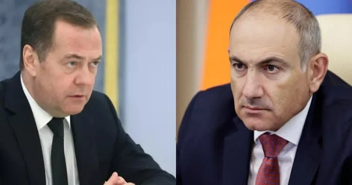Dmitri Medvedev Paşinyanı təhqir elədi