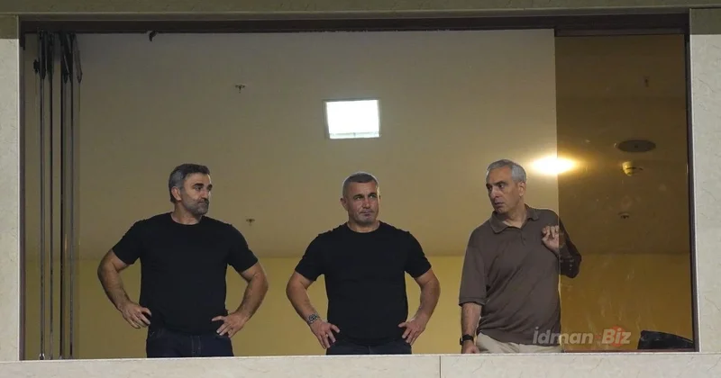 Tahir Gözəl və Qurban Qurbanov “Sabah”ın oyununu stadiondan izləyiblər FOTO