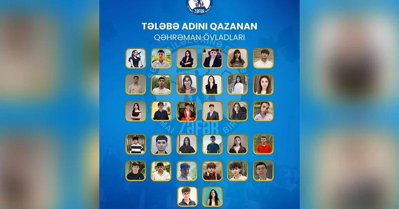 Bu şəhid övladları tələbə oldular Adlar