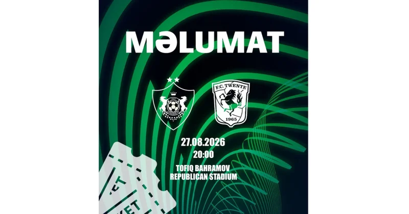 “Qarabağ” “Tvente”: Stadionun kassalarında bilet satışı oyuna 1 saat qalmış dayandırılacaq