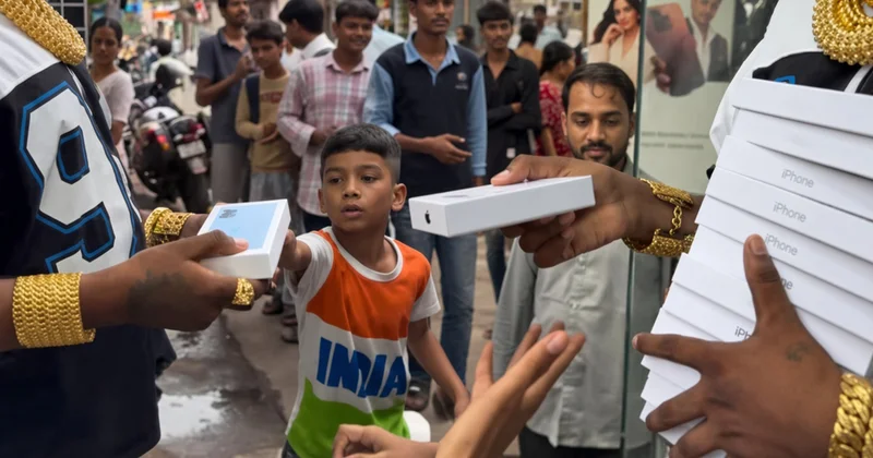 Həmin faciədən sonra küçədə pulsuz “iPhone” payladı Video