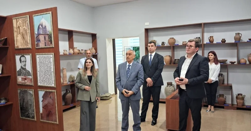 İcra başçısı Qusardakı yenilənmiş Tarix Diyarşünaslıq Muzeyinə baş çəkdi FOTO