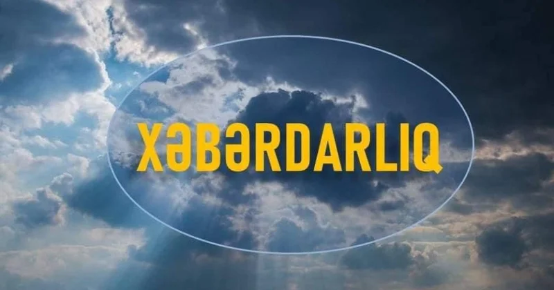 Bəzi dağ çaylarından qısamüddətli sel keçəcək XƏBƏRDARLIQ