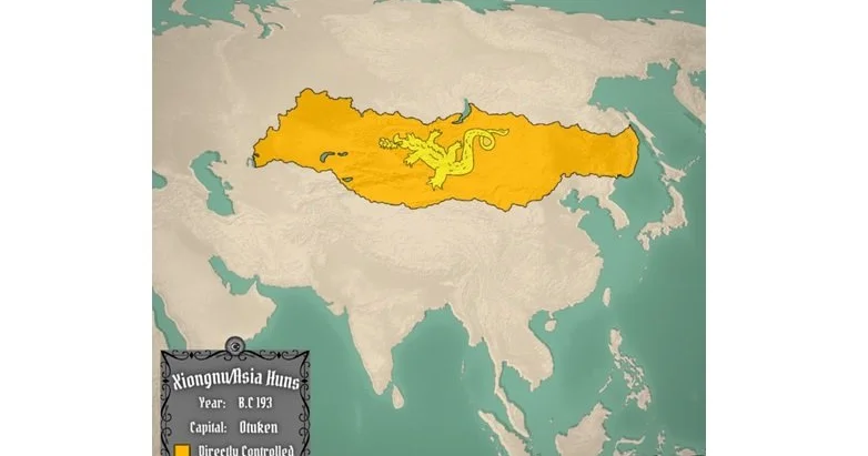 Tarixin möhürü Böyük Hun İmperiyası