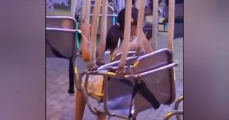 Bakı bulvarında dəhşət: 10 yaşlı qızın kəməri bağlanmadan attraksion işə salındı VİDEO