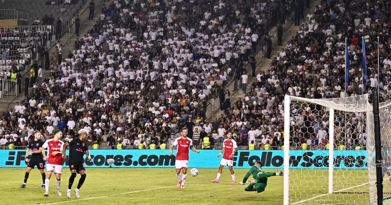 Sabah Hapoel oyununda üçüncü qol vurulub YENİLƏNİB 5