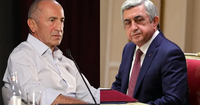 Ermənistanda iki keçmiş prezident dövlət əmlakını mənimsəməkdə ittiham olunur FOTO VİDEO YENİLƏNİB