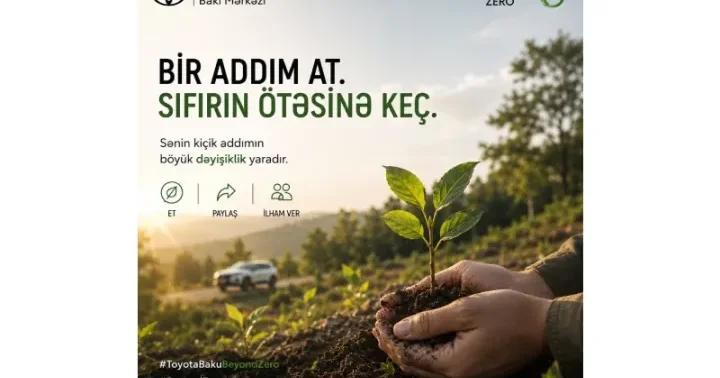 Bir ağac əkdin, plastikdən imtina etdin, ətrafı təmizlədin? Bunu paylaş! ®