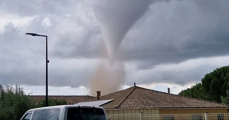 Fransanın dəhşətli tornado fəlakəti VİDEO