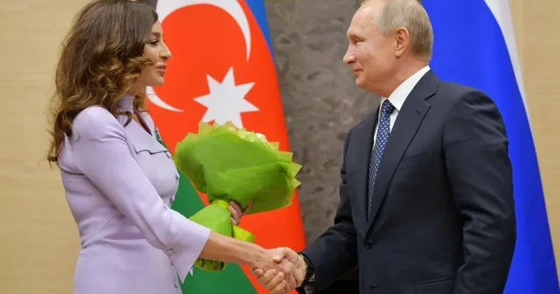 Vladimir Putin Mehriban Əliyevanı təbrik edib