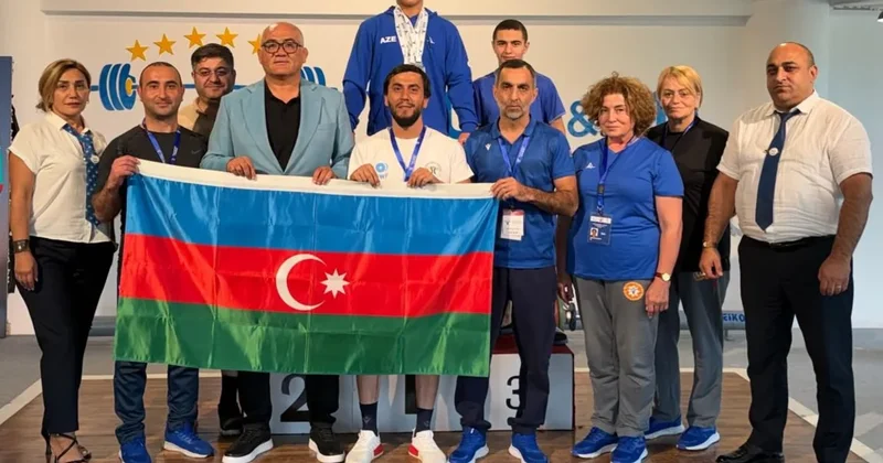 Fəxrəddin Allahverdiyevdən Avropa birinciliyində 3 gümüş medal