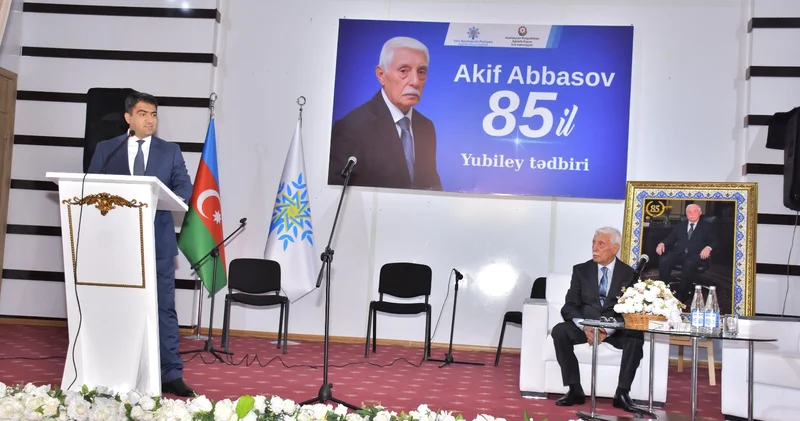 Ağstafada partiya veteranı Akif Abbasovun anadan olmasının 85 illik yubileyi qeyd olunub FOTOLAR