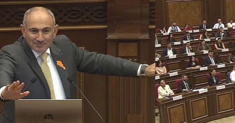 Paşinyan bunu deyəndə deputatlar masanı döyməyə başladılar KONKRET