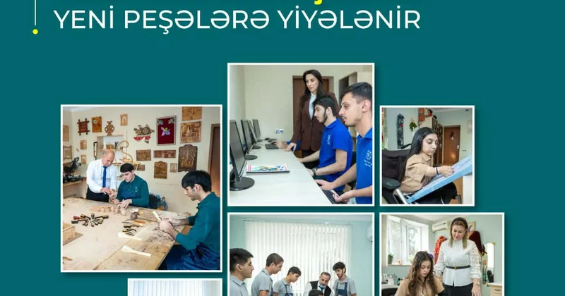 Əlilliyi olan 120 dən çox gənc yeni peşələrə yiyələnir