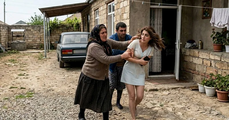 Xırdalanda gəlin qayınanasını döydü Səbəb