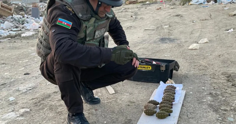 Masazırda hərbi sursatlar aşkar edilib