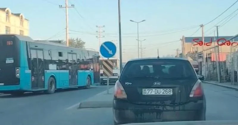 “Bu yolda hətta avtobus sürücüləri də əks yola çıxır” Video