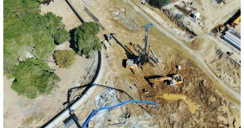 Bakıda yeni avtomobil yolunun inşası 35 % icra edilib