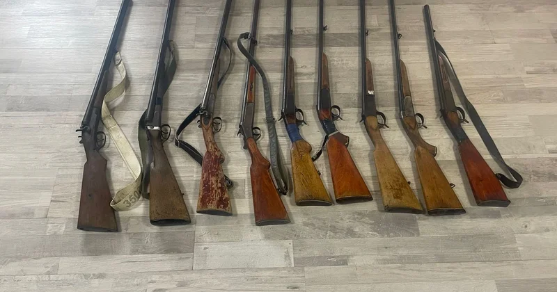 Vətəndaşlardan 52 tüfəng götürüldü