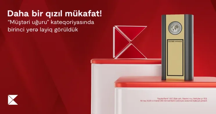 Kapital Bank “Globee Innovation Awards”dan qızıl mükafata layiq görüldü