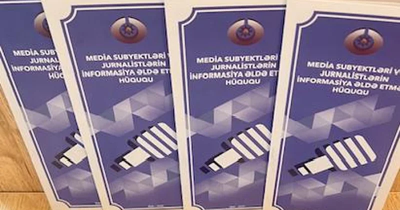 Media subyektləri və jurnalistlər üçün informasiya əldə etmək hüququ ilə bağlı yeni maarifləndirici buklet hazırlanıb