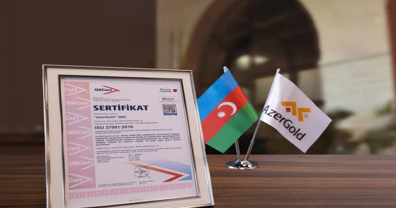 “AzerGold” QSC beynəlxalq standart üzrə daha bir sertifikat əldə edib