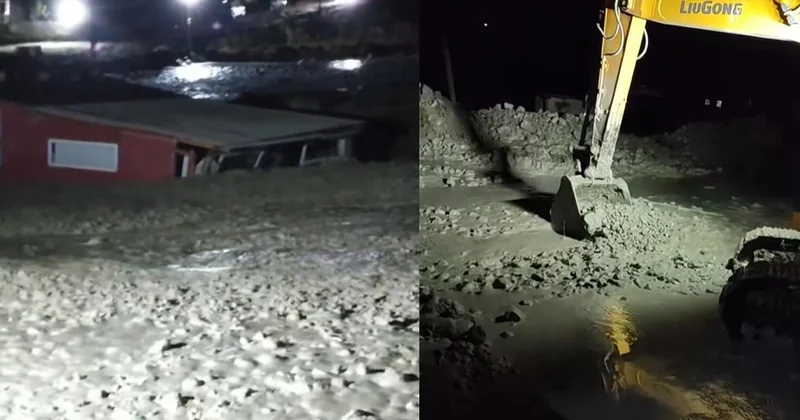 Qusarın Ləzə kəndi yenidən palçıq selinə təslim oldu