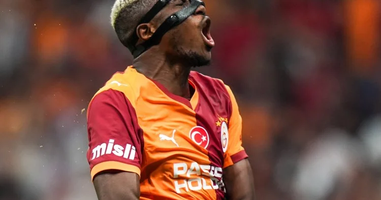 Qalatasaray da Viktor Osimhen sevinci
