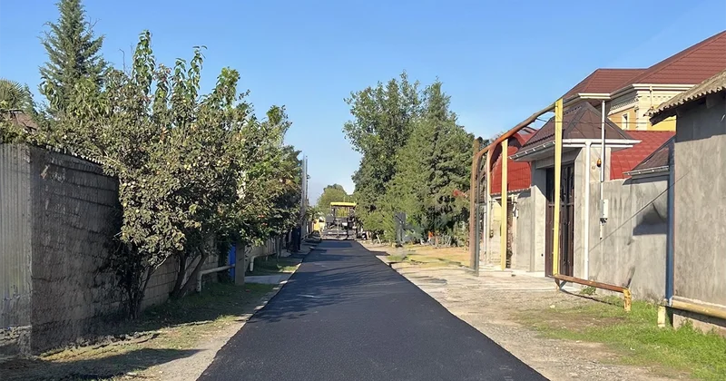 Beyləqanda şəhid Munis Abbaslı küçəsində asfaltlanma işləri yekunlaşdı Fotolar