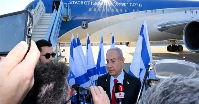 Netanyahunun təyyarəsi BCM nin həbs orderinə görə Avropa hava məkanından yayınaraq uçub
