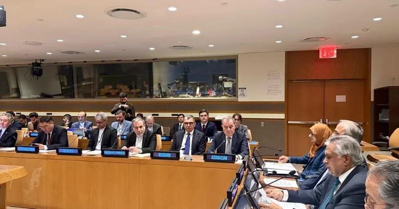 Ceyhun Bayramov İƏT Nazirlər Şurasının iclasında Azərbaycan Ermənistan sülh prosesindən danışıb FOTO