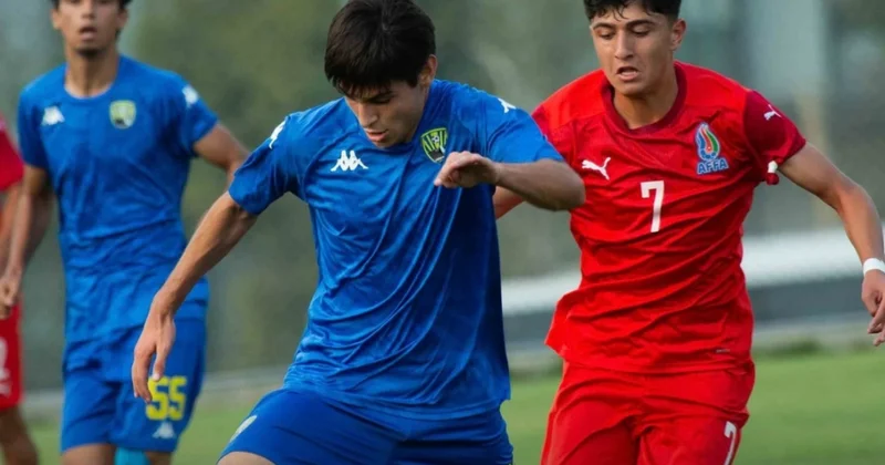 Azərbaycanın U 19 yığması Kəpəz in əvəzedici heyəti ilə bərabərə qaldı