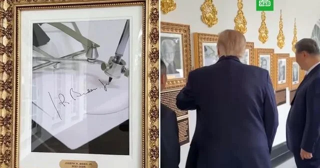 Трамп рассмешил Си Цзиньпина фотографией автопера