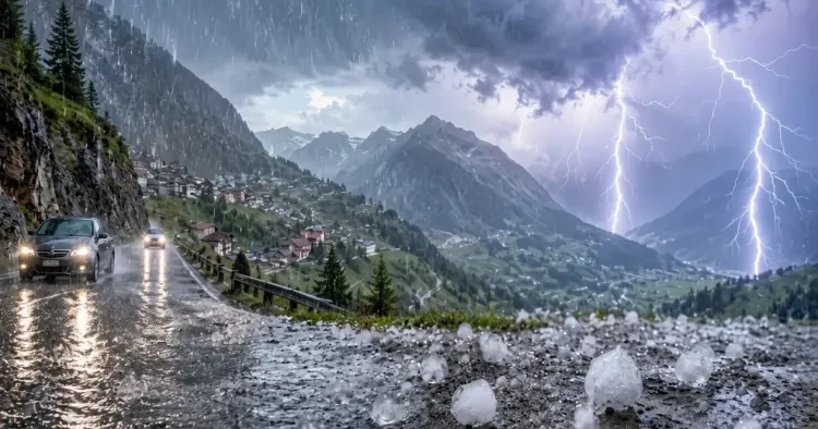 Yağış, şimşək, dolu... Sabahın HAVASI